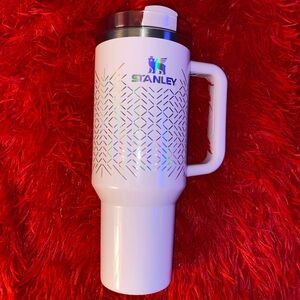 Stanley White Geometric Travel Mug